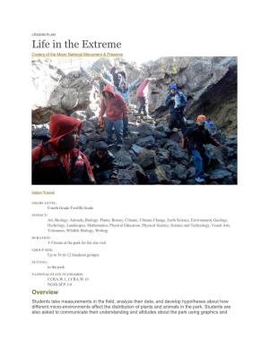 Life in the Extreme Craters of the Moon National Monument & Preserve