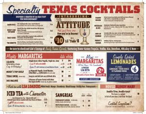 Specialtytexas COCKTAILS