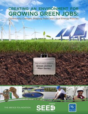 Creating an Environment for Growing Green Jobs