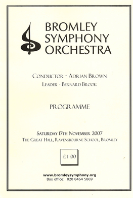 Bromley Symphony Orchestra