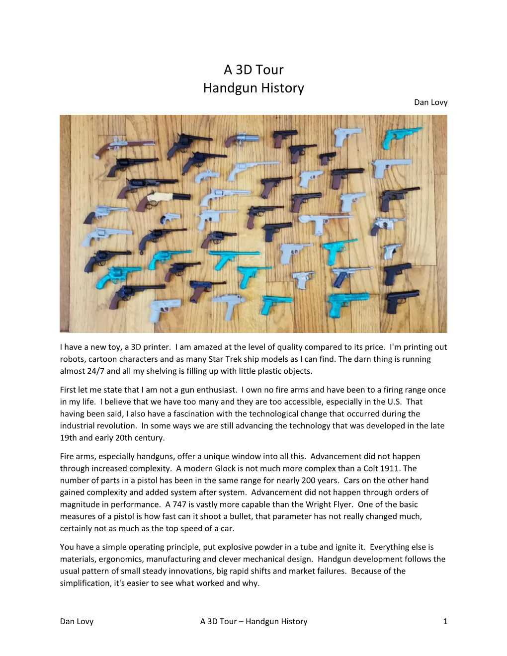 A 3D Tour Handgun History Dan Lovy