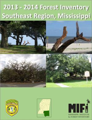 2014 Forest Inventory Southeast Region, Mississippi