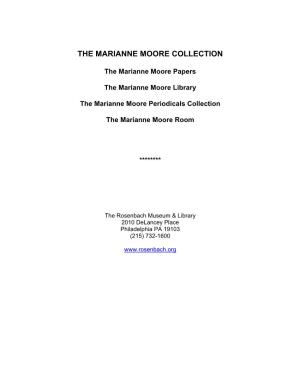 The Marianne Moore Collection
