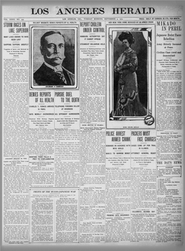 Los Angeles Herald. ANGELES, MORNING, DAILY, CARRIER, MONTH VOL