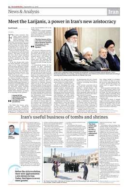 Meet the Larijanis, a Power in Iran's New Aristocracy News & Analysis