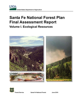 Santa Fe National Forest Plan Final Assessment Report Volume I