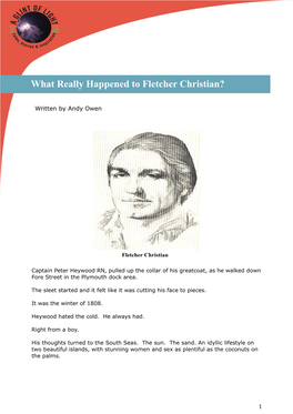What Really Happened to Fletcher Christian?