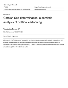 The Political Cartooning of Cornish Self- Determination