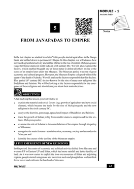 5. from Janapadas to Empire