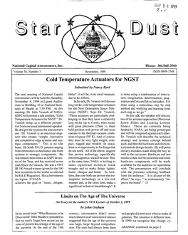 Cold Temperature Actuators for NGST