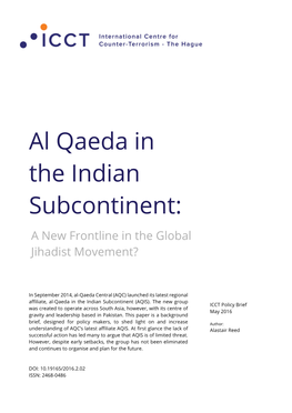 Al Qaeda in the Indian Subcontinent