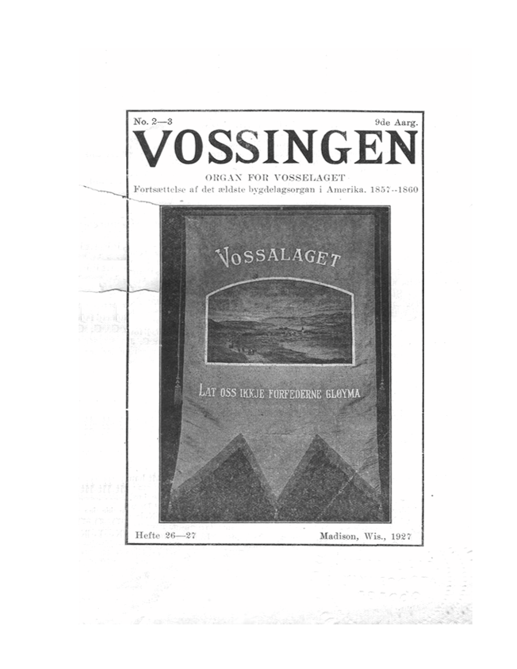 Vossingen-1927-9Thyr-No2-3-Trans.Pdf