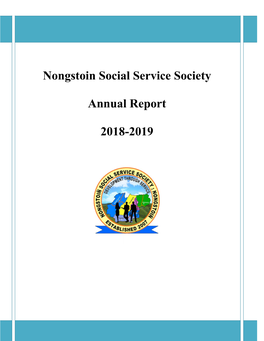 Nongstoin Social Service Society Annual Report 2018-2019