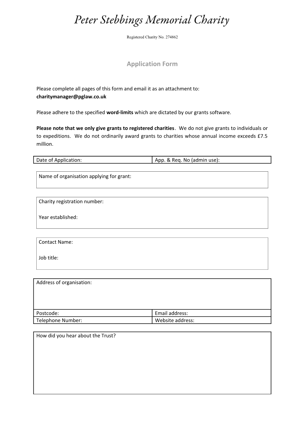 Application Form Final