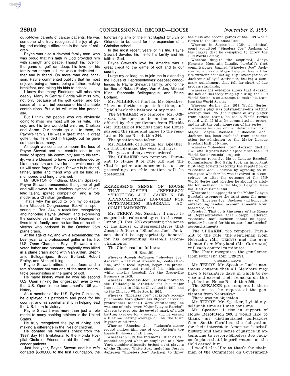 CONGRESSIONAL RECORD—HOUSE November 8, 1999 Out-Of-Town Parents of Cancer Patients