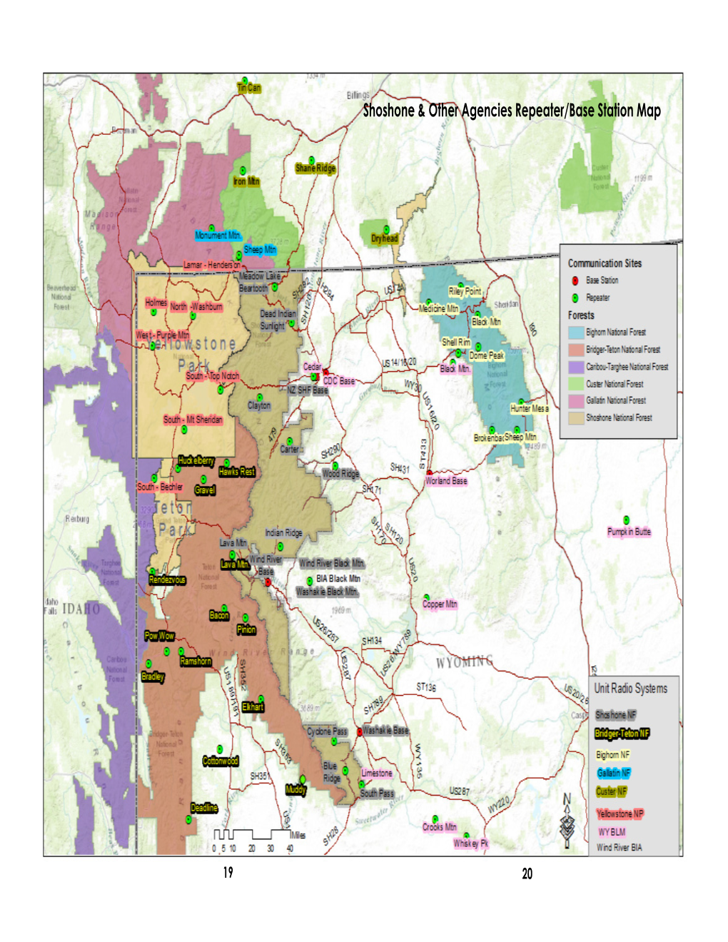 Shoshone & Other Agencies Repeater/Base Station