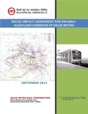 Social Impact Assessment for Dwarka