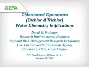 Chlorinated Cyanurates (Dichlor & Trichlor)
