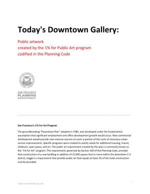 Today's Downtown Gallery