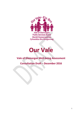 Vale of Glamorgan Draft Well-Being Assessment