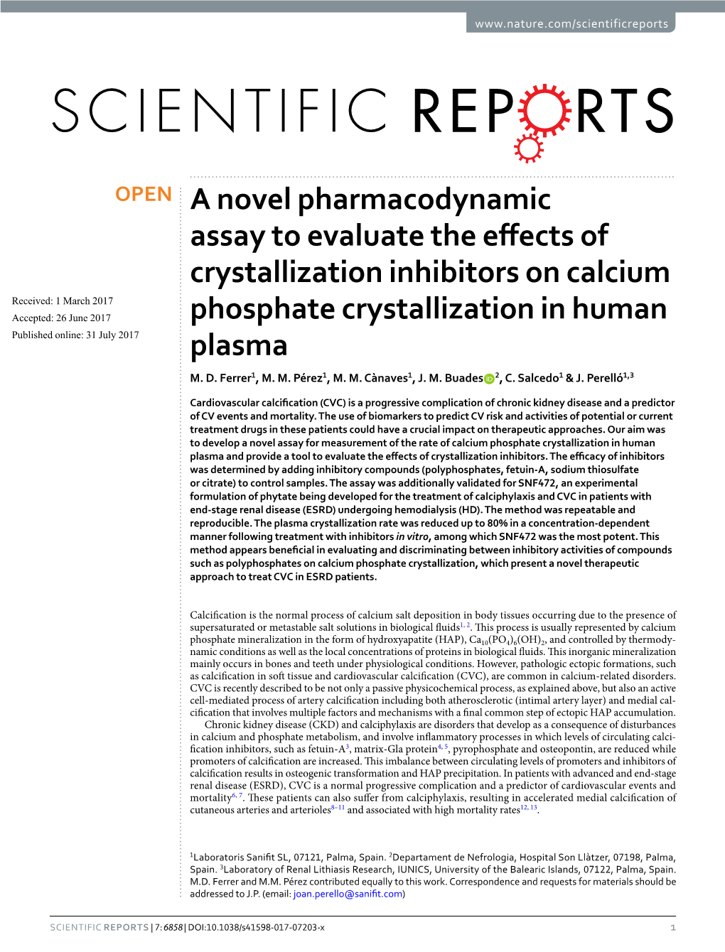 A Novel Pharmacodynamic Assay to Evaluate the Effects of Crystallization