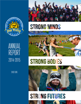 Annual Report 2014-2015 Strong Bodies Svsef.Org