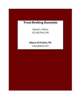 Trust-Drafting Essentials