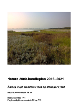 Natura 2000-Handleplan 2016–2021