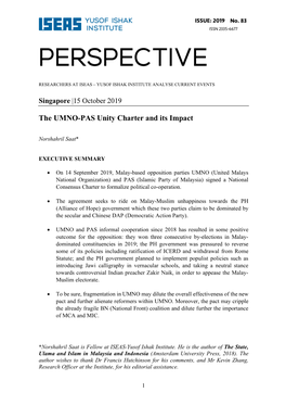 The UMNO-PAS Unity Charter and Its Impact
