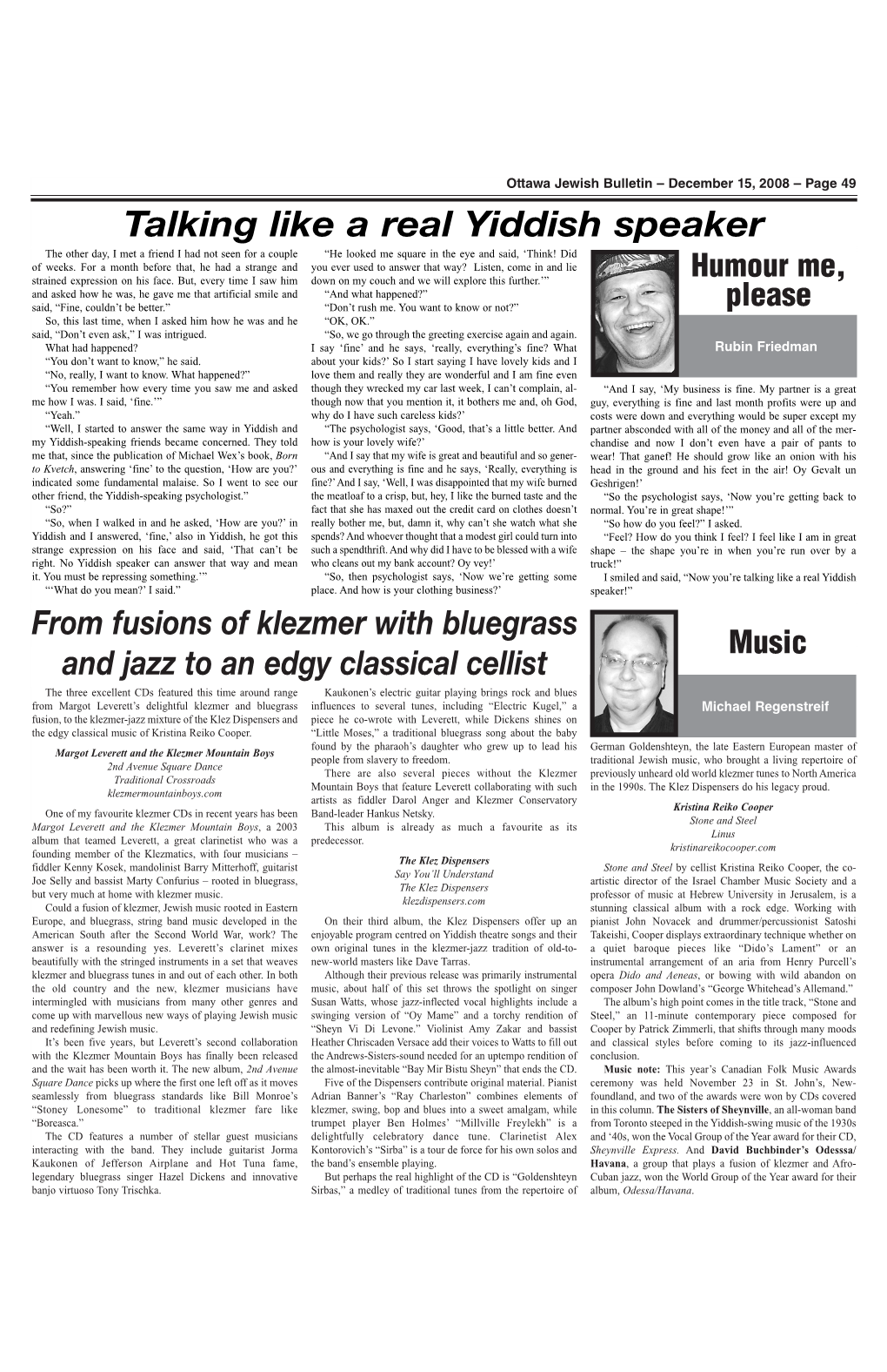 Ottawa Jewish Bulletin