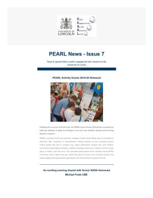 PEARL News - Issue 7