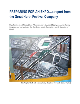 PREPARING for an EXPO…A Report from the Great North Festival Company