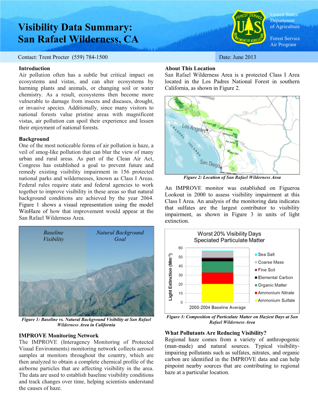 San Rafael Wilderness, CA Air Program