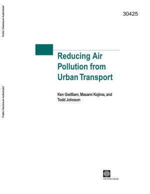 Reducing Air Pollution from Urban Transport