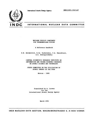 In Dc International Nuclear Data Committee
