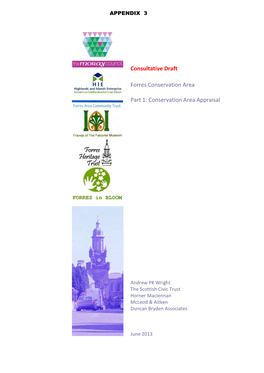 Consultative Draft Forres Conservation Area