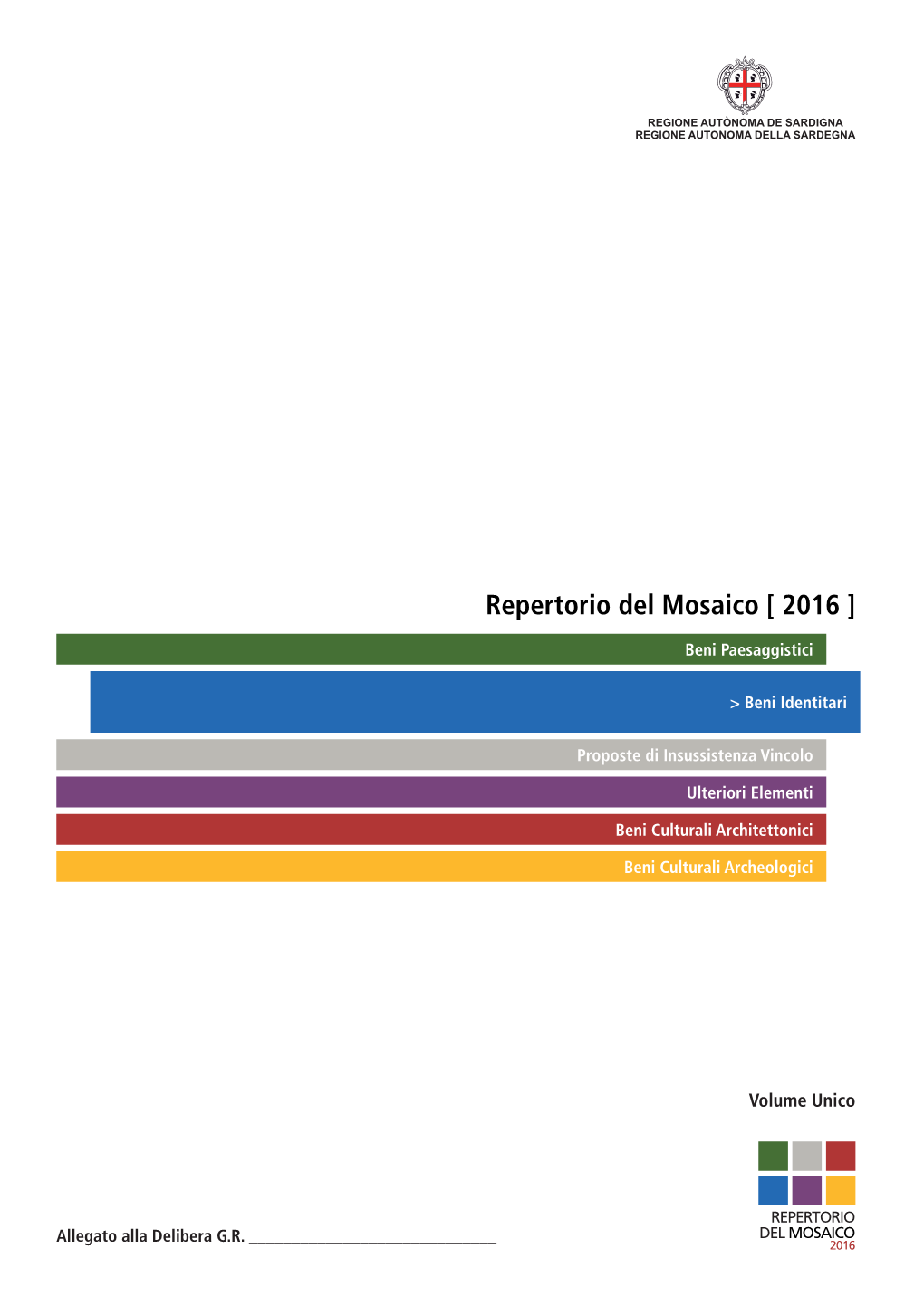 Repertorio Del Mosaico [ 2016 ]