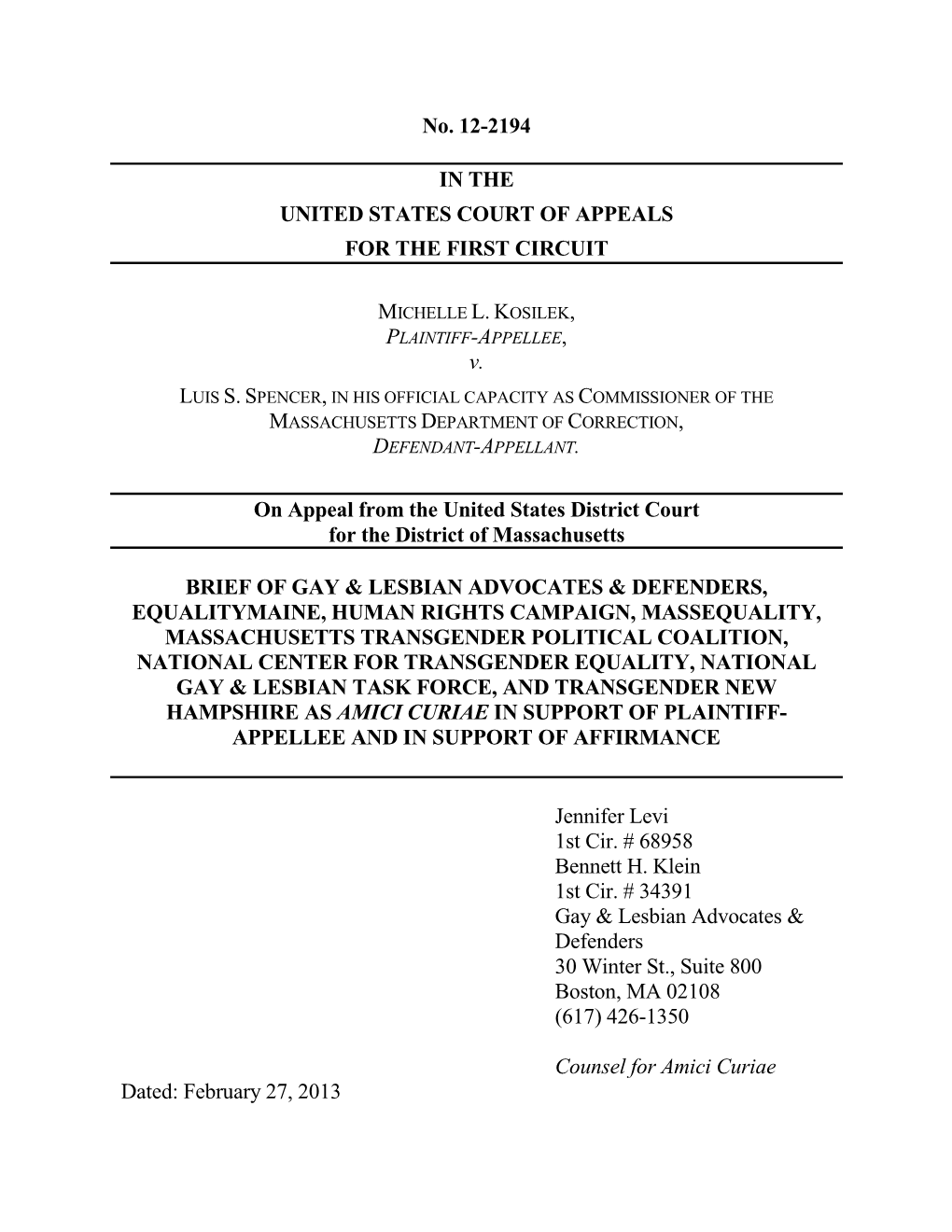 Amicus Brief