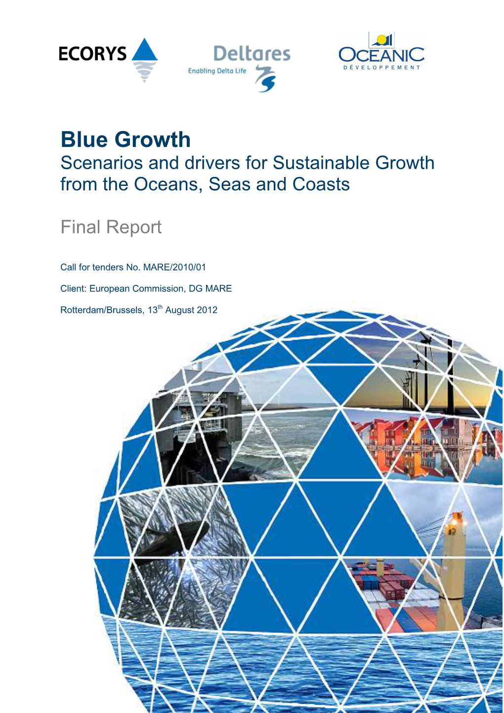 Blue Growth Scenarios and Drivers for Sustainable Growth from the Oceans, Seas and Coasts