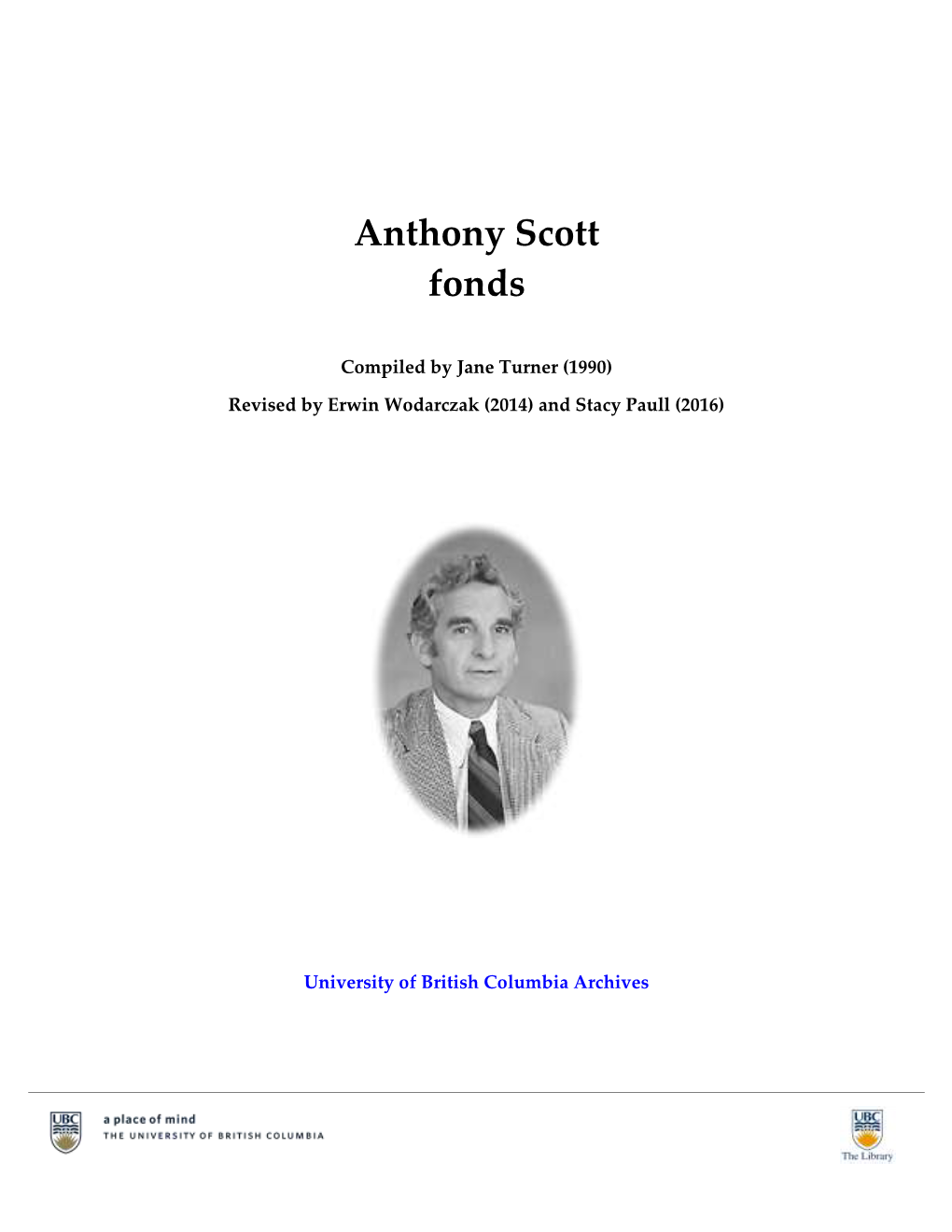 Anthony Scott Fonds