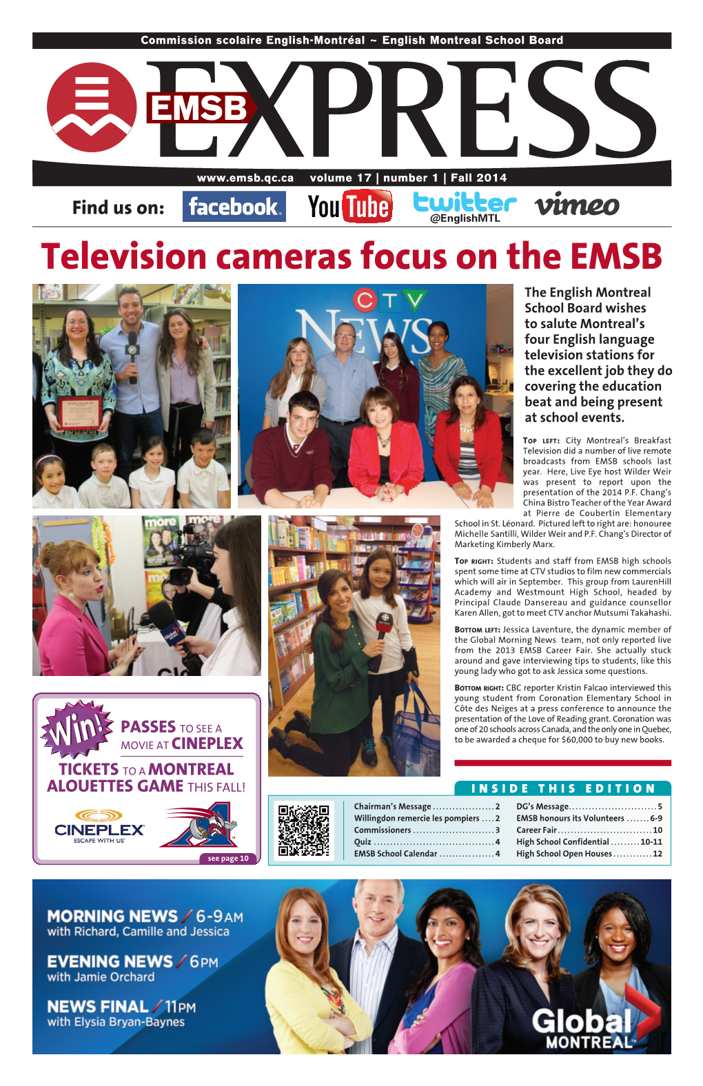 Television Cameras Focus on the EMSB