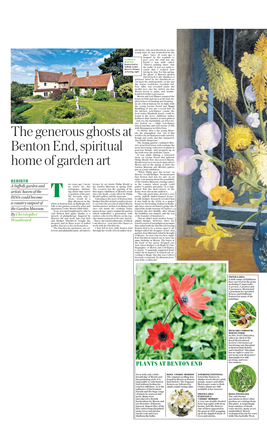 The Generous Ghosts at Benton End, Spiritual Home of Garden