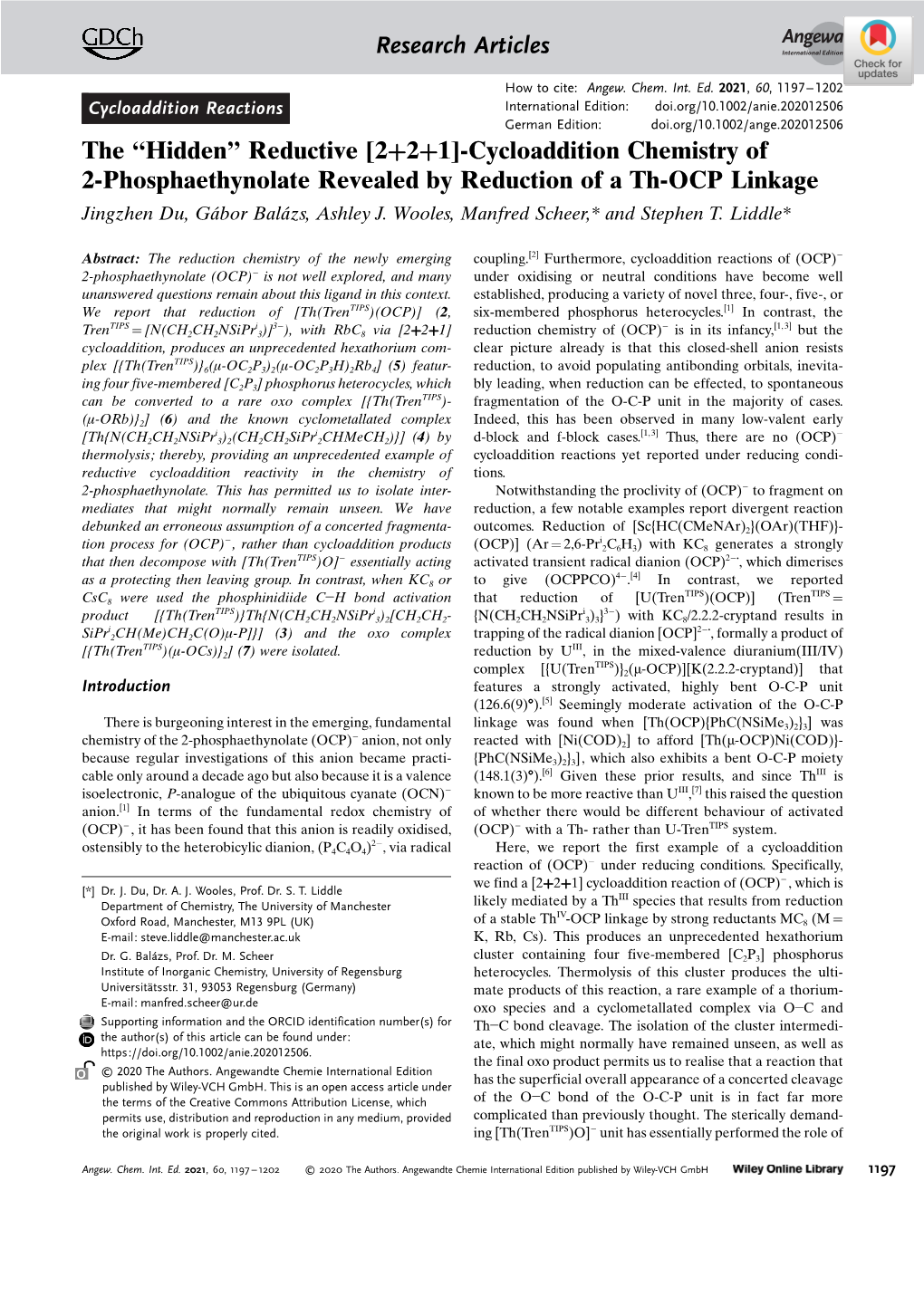 Cycloaddition Chemistry of 2‐Phosphaethynolate Revealed By