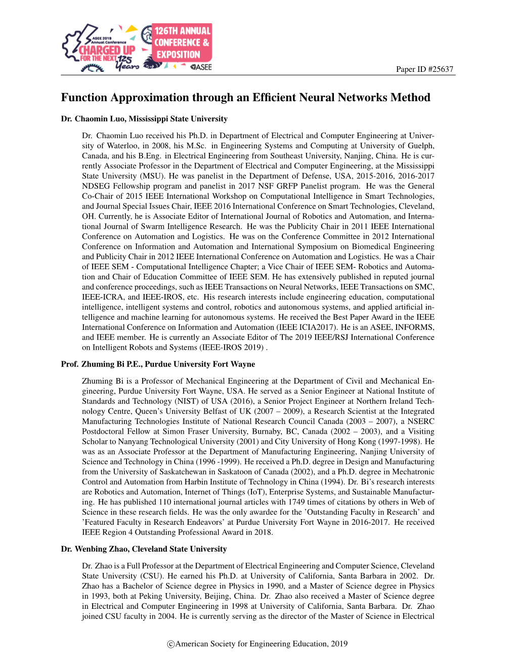 Function Approximation Through an Efficient Neural Networks Method