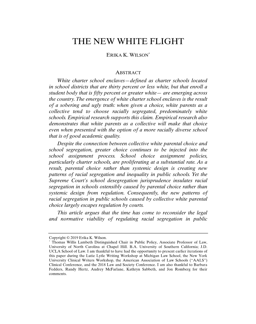 The New White Flight