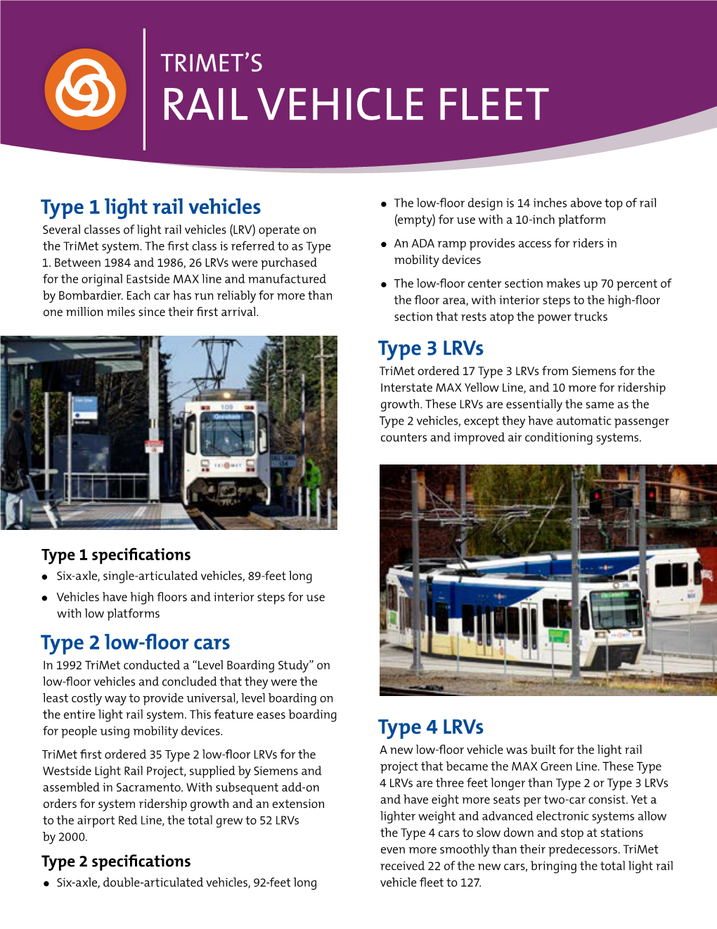 Rail Vehicle Fleet