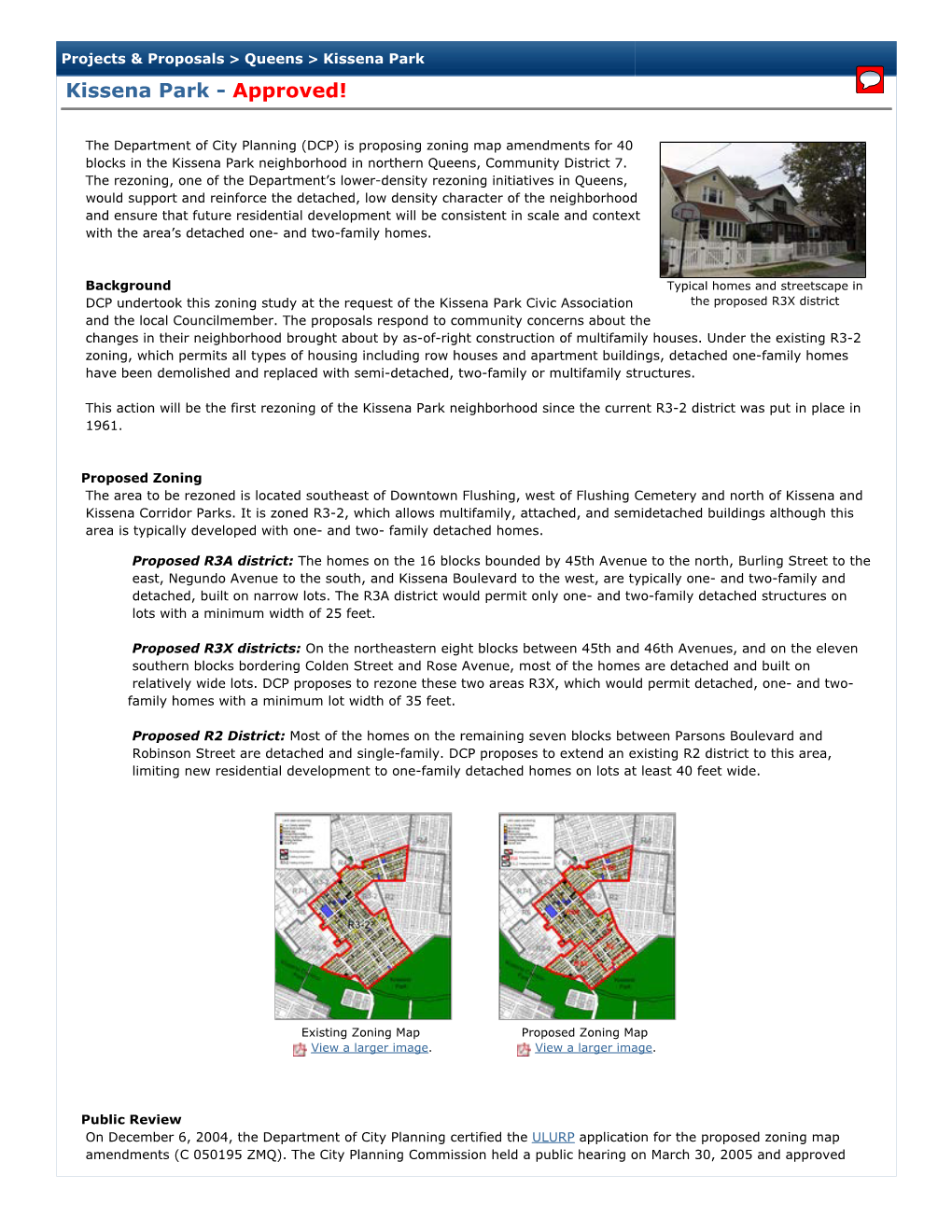 Kissena Park Rezoning