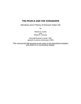 The People and the Strangers