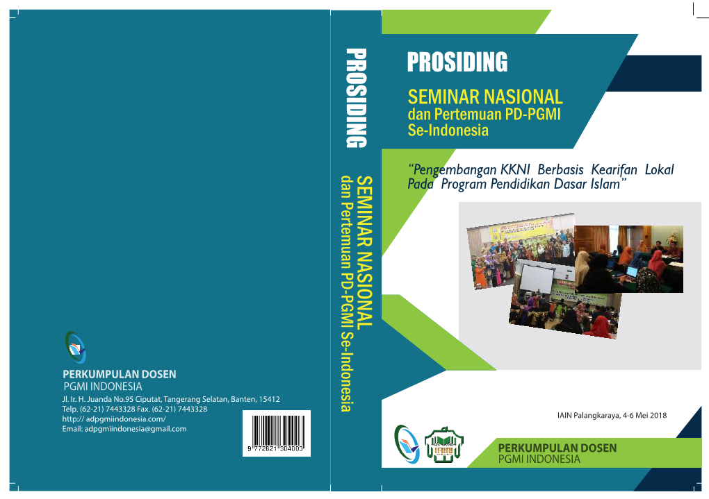 PROSIDING PROSIDING SEMINAR NASIONAL Dan Pertemuan PD-PGMI Se-Indonesia