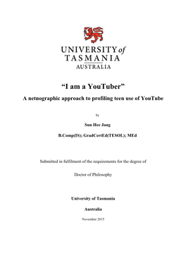 “I Am a Youtuber” a Netnographic Approach to Profiling Teen Use of Youtube